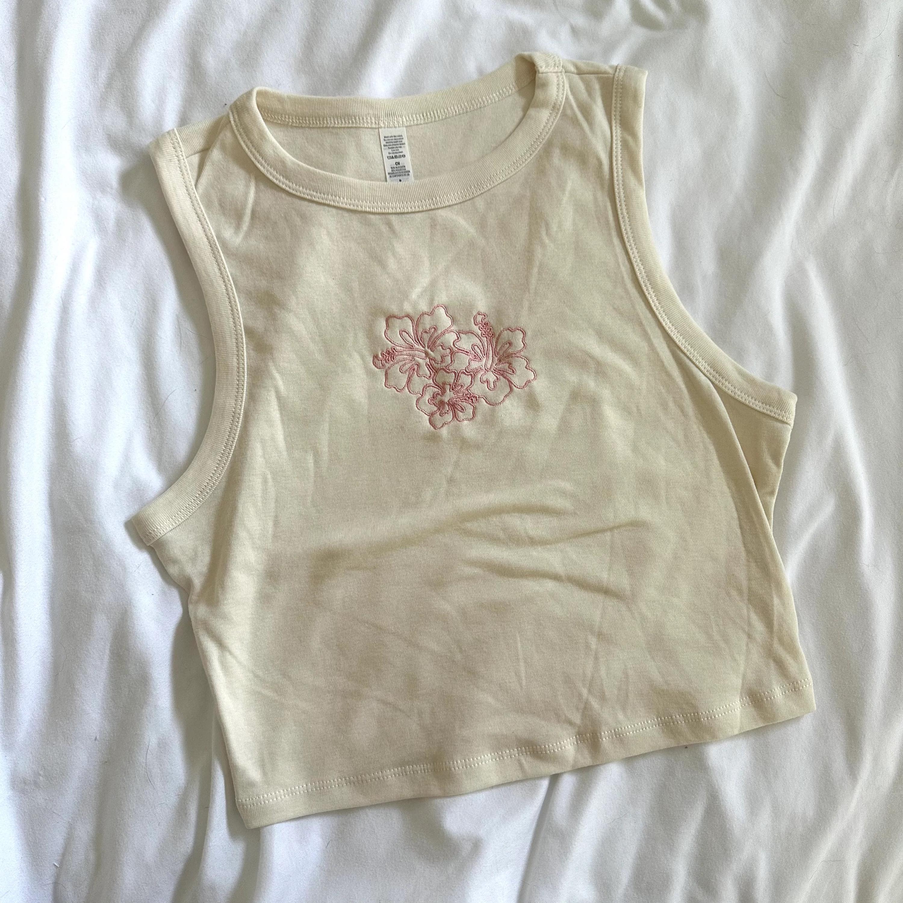 Y2k Hibiscus Tank Top - Etsy
