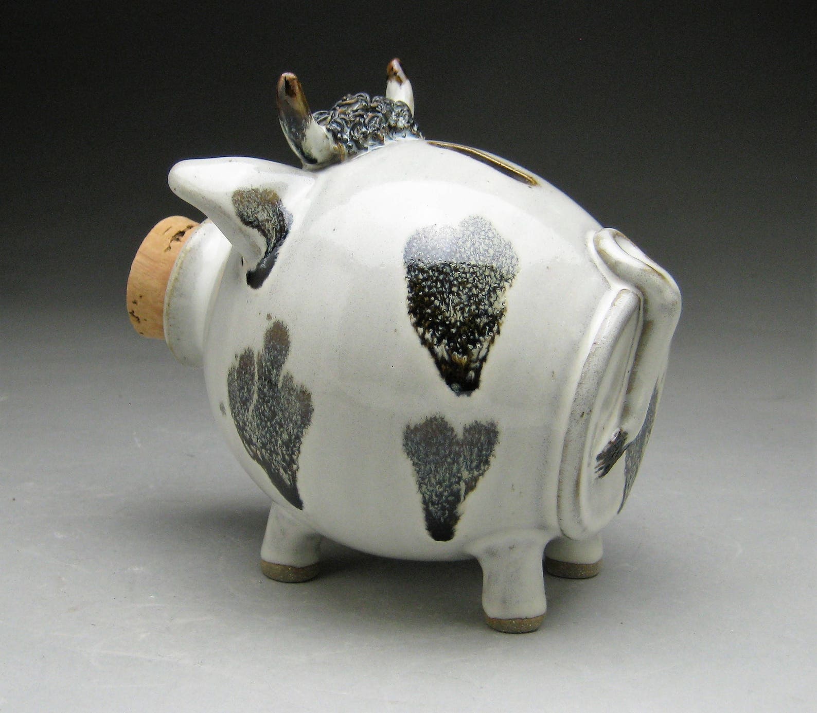 Bull Piggy Bank Made to Order Etsy