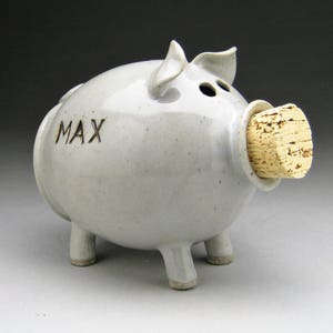 Personalized Ceramic Piggy Bank