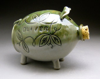 Large Piggy Bank - Personalized