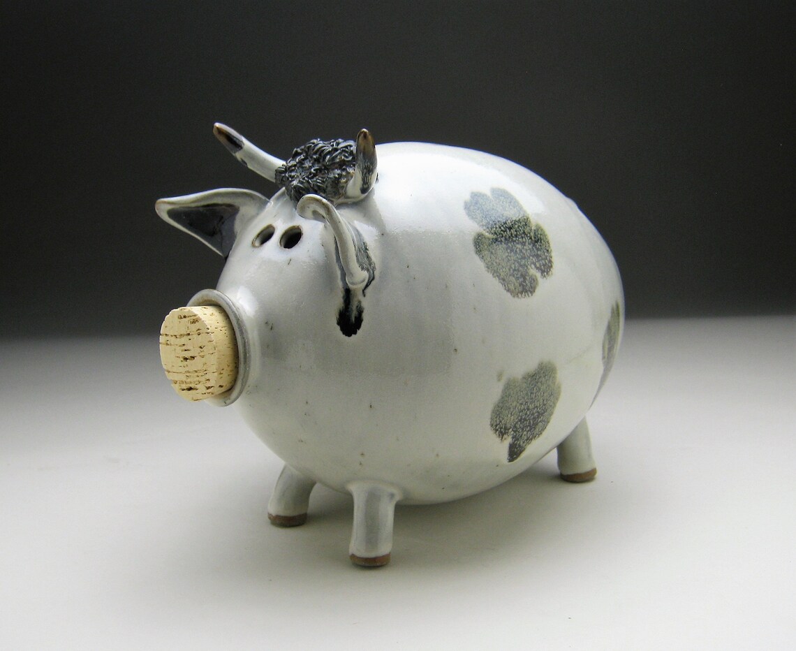 Large Bull Piggy Bank Made to Order Etsy