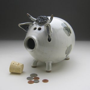 Large Bull Piggy Bank - Made to Order