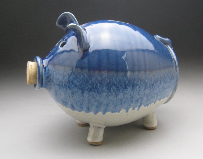 Large Ceramic Piggy Bank Personalized Made to Order Etsy