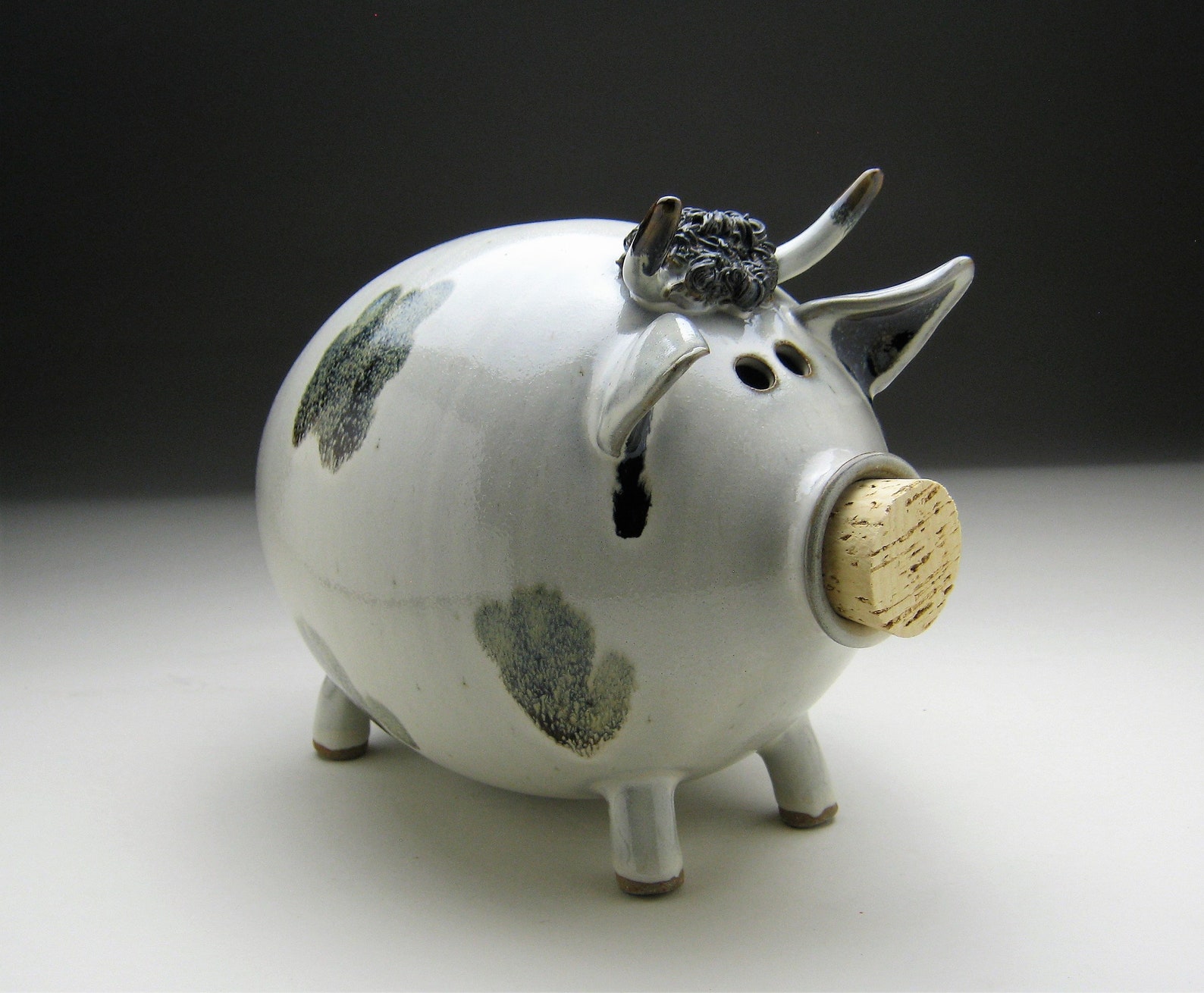Large Bull Piggy Bank Made to Order Etsy UK
