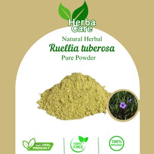 Pure Powder Of Minnie Root (Ruellia tuberosa) Fresh Organic Single Spice Natural Herbal Herbs