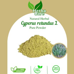 Pure Powder Of Purple Nutsedge, Java Grass ( Cyperus rotundus L ) Fresh Organic Single Spice Natural Herbal Herbs