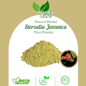 Pure Powder Of Pronojiwo , Tropical chestnuts ( Sterculia Javanica ) Fresh Organic Single Spice Natural Herbal Herbs