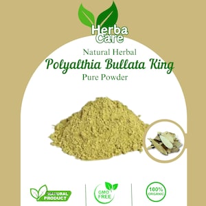 Pure Powder Of Black Pasak Bumi ( Polyalthia Bullata King ) Fresh Organic Single Spice Natural Herbal Herbs