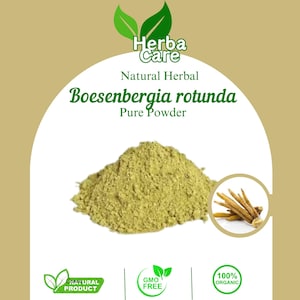 Pure Powder Of Chinese Keys, Fingerroot (Boesenbergia rotunda) Fresh Organic Single Spice Natural Herbal Herbs