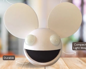 Deadmau5 inspired costume head cosplay plur edc rave dj