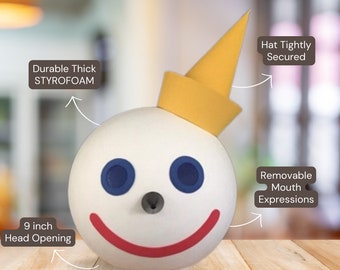 NEW Giant Jack in the box Head Costume