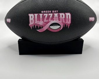 Sleek Football Display Stand: Many Colors Available
