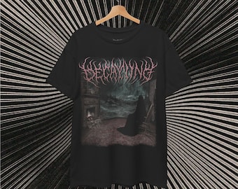 Metalcore Haunted Cabin T-Shirt: Gruseliges Gothic Halloween T-Shirt