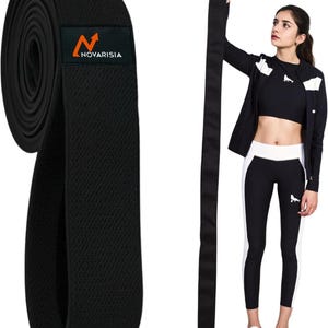 Fabric Resistance Band: 76-Inch Non-Slip Exercise Band