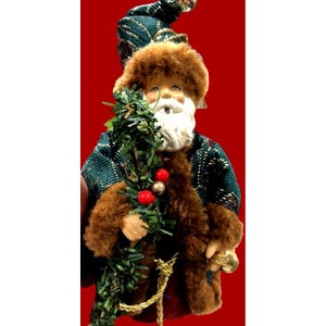 Vintage Father Christmas Ornaments Ornament Santa Claus Figurine Hanging