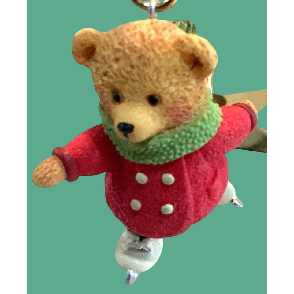 Christmas Ornament Ornaments Hallmark Gracie Skates Fourth Cub Club Teddy Bear