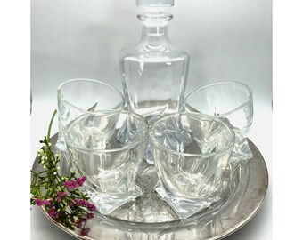 Crystal Decanter Set With 4 Whiskey Whiskey By Things to Remember Bar Diinning