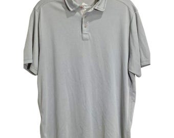 Tommy Bahama Mens Polo Shirt Grey Medium