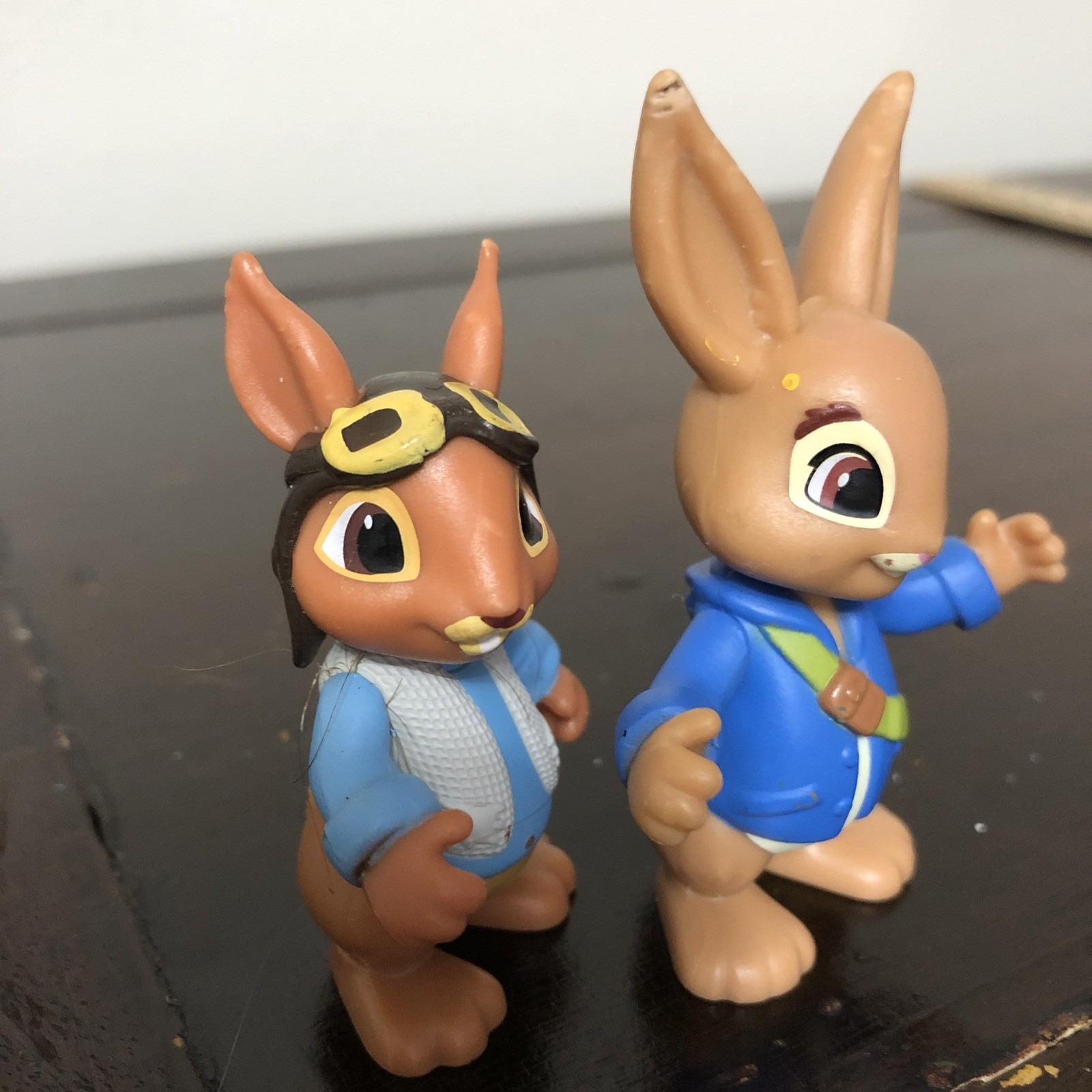 Peter Rabbit & Friend Posable Figures Set of 2 Toys 2.5