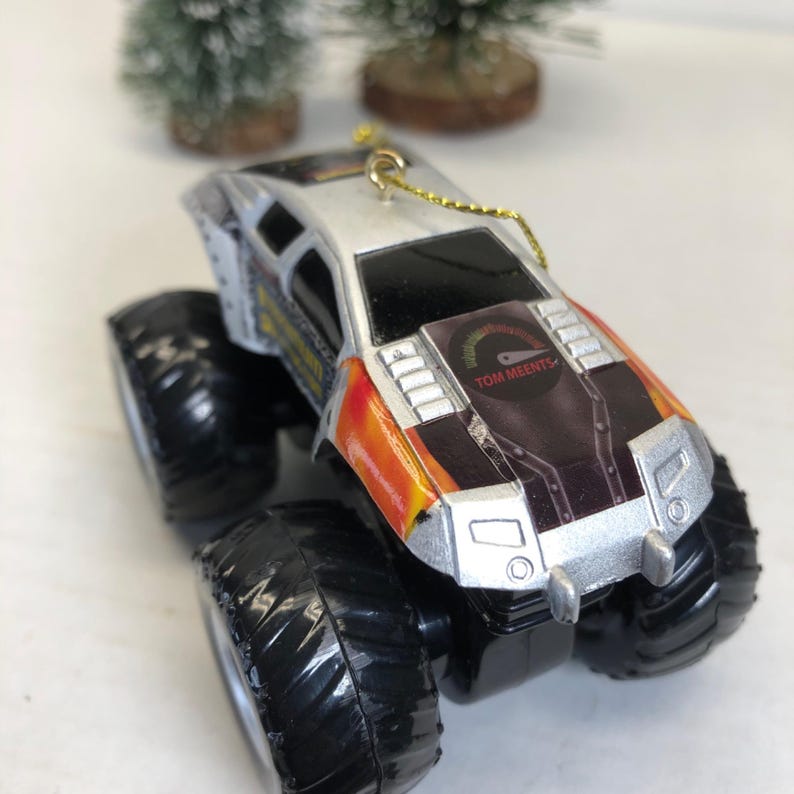 Max-D Monster Truck Ornament Silver/Black Collectible Decoration bild 2