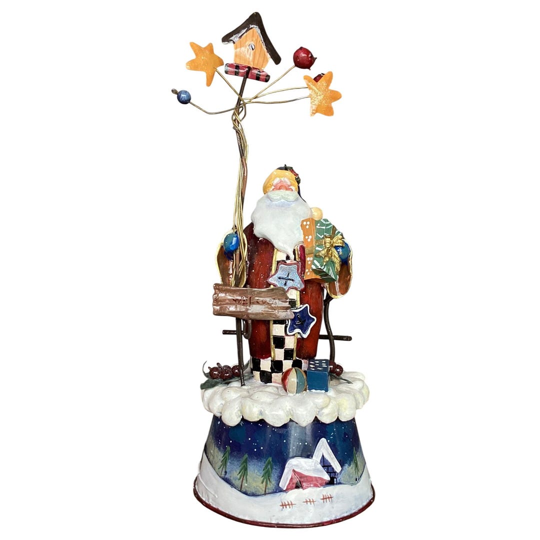 A) Heartwood Creek Jim Shore Santa With Cane Figure By Enesco (12 - View #9