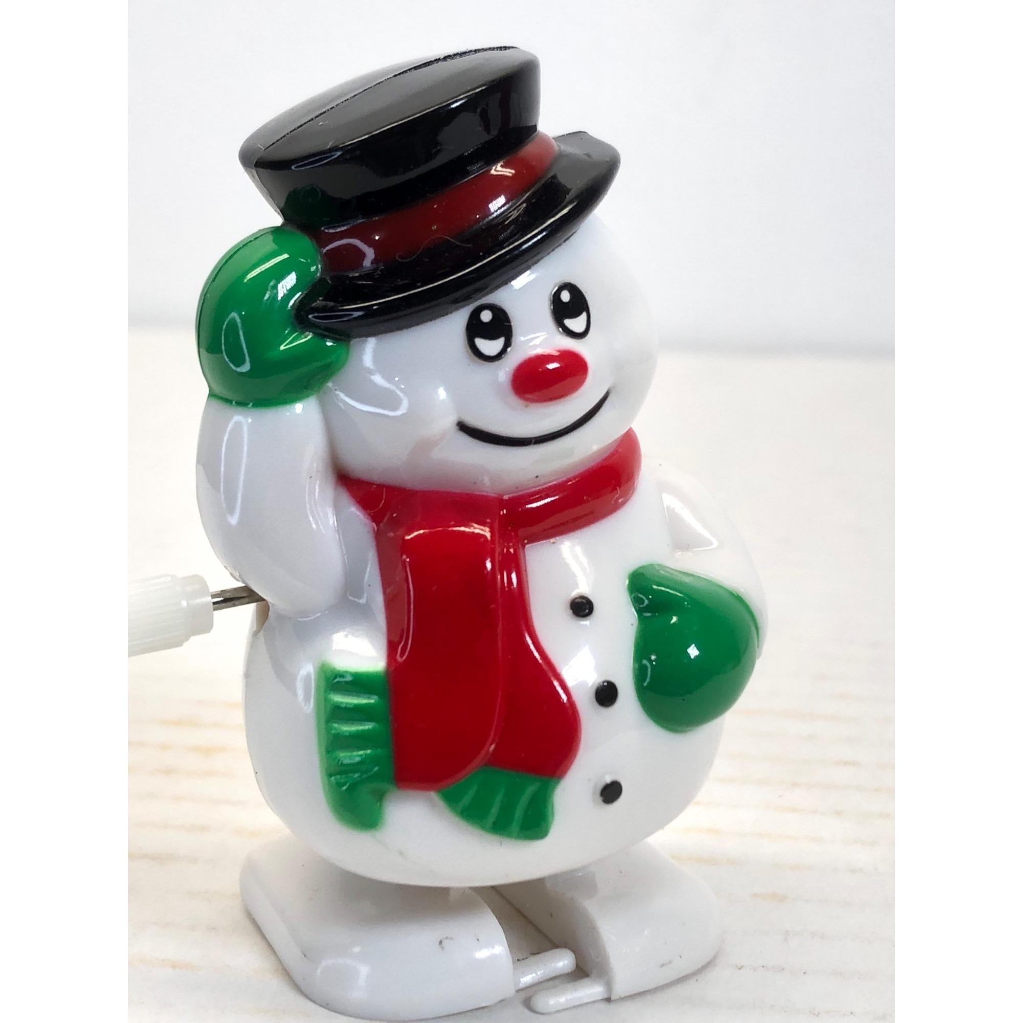 Wind-up Snowman Christmas Toy With Hat & Scarf - Etsy Israel