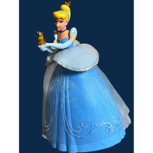 Christmas Ornament Ornaments Disney Cinderella With Gus Gus Mouse Figurine