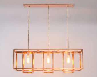 12 Bulbs Edison Chandelier Rectangular Rope Iron Finish 12 Bulbs Edison Chandelier Rectangular Rope Iron Finish