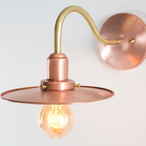 Wall Sconce Light Copper Barn Light 