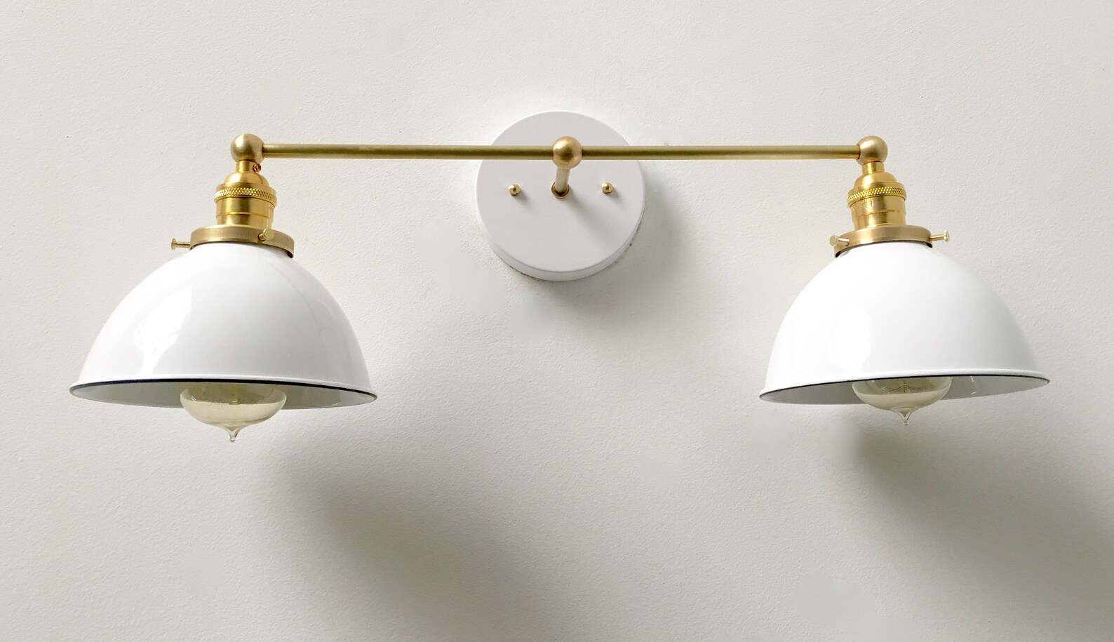Vanity Lighting Bathroom Vanity Sconce Wall Light Brass Etsy