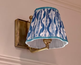Handgemachte natürliche Messing Wandleuchte: DIY Schatten, Leselicht