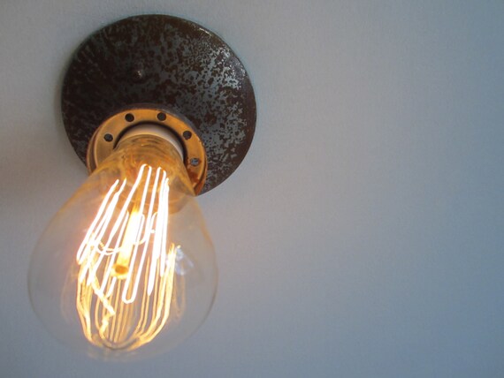 Flush Mount Ceiling Light Or Wall Sconce Flushmount Lighting Image 0