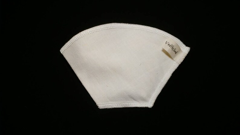 Size #4 Cone Reusable Hemp/&Organic Cotton Coffee or Pour-Over Tea Filter