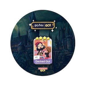 Dedked Out - Monopoly_Go Stickers 4 Star Stickers Harry_Potter Album - SET 19