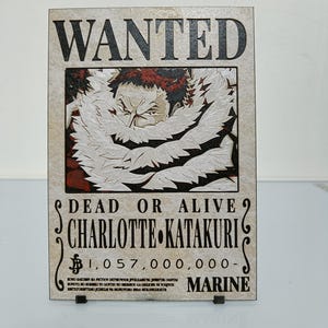Eén stuk gezocht poster 3D | Charlotte Katakuri