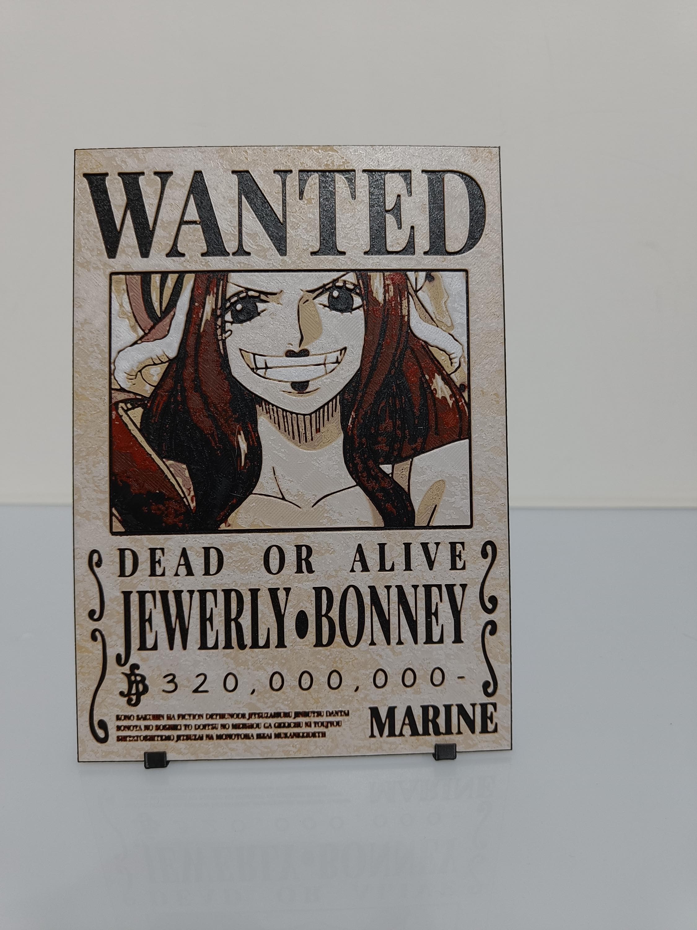 Wanted One Piece 3d Poster - Etsy 