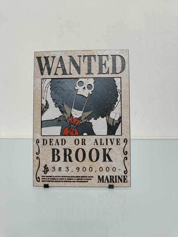 One Piece Wanted Poster 3D | Straw Hat Pirates | Straw Hat Pirates