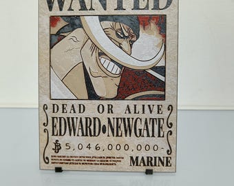 One Piece Wanted Poster 3D | Roronoa Zoro - Etsy