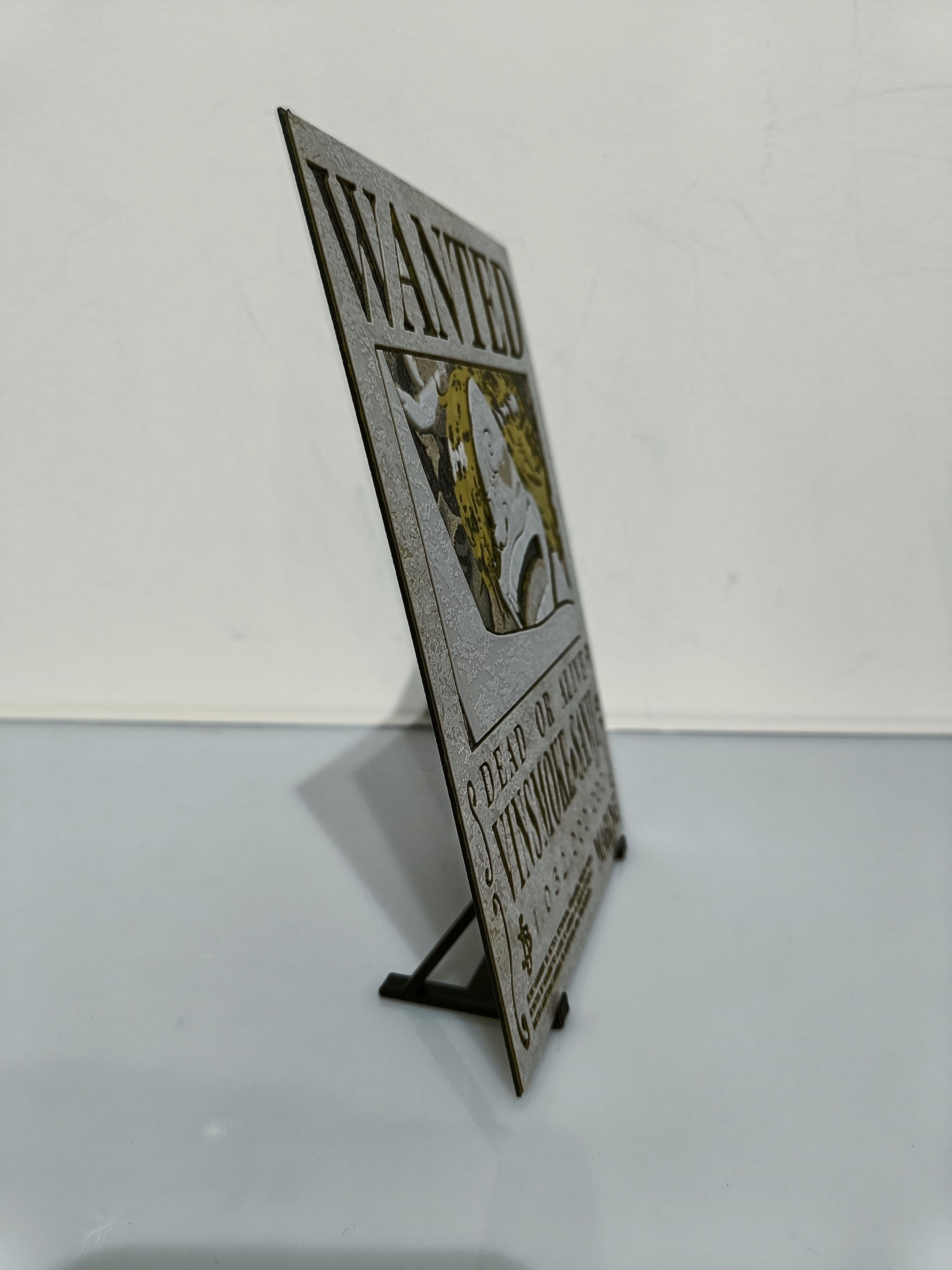 One Piece Wanted Poster 3D | Sanji - Etsy