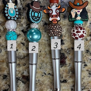 Various Beaded Pens