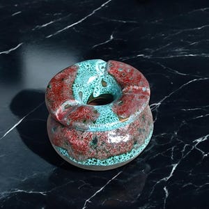 Unique Moroccan Ceramic Ashtray – Vibrant Colors and Traditional Designs – A Must-Have for Stylish Living Spaces