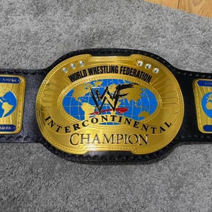 Wwf intercontinental championship replica title belt - Etsy 日本