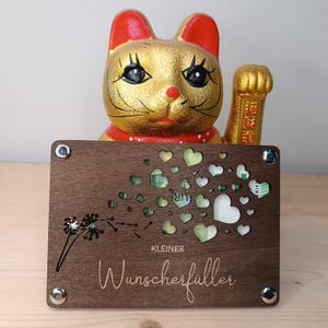 Holzkarte für Geldgeschenke Geldgeschenk Verpackung aus Holz Holzkarte für Geldscheine, Geburtstaggeschenk, Kleiner Wunscherfüller
