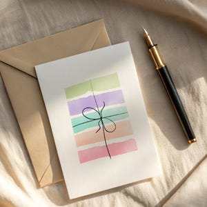 Kreative Aquarell Geburtstagskarte | Bunte Freude für besondere Momente | Ideal für Freunde, Familie und Bekannte | Digitaler Download 5x7