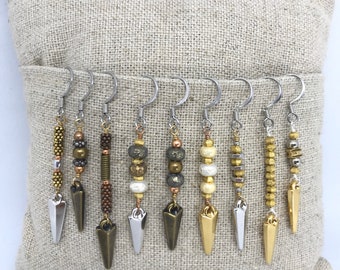 Dagger earring collection