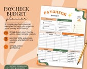 Paycheck Budget Planner Printable | Finance Planner | Budget Planner PDF | Budget by Paycheck | Expense Tracker | Paycheck Budget Template