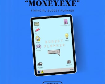 Planificador financiero, plantilla de presupuesto mensual, registro de gastos y ahorros