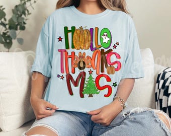 Hallothanksmas PNG: Original Fall Design (Digital File)