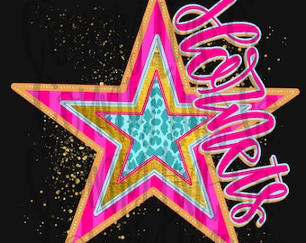 Hornets neon star png
