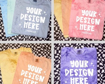 Color Blast T-Shirt MOCKUP BUNDLE - 18 MOCKUPS